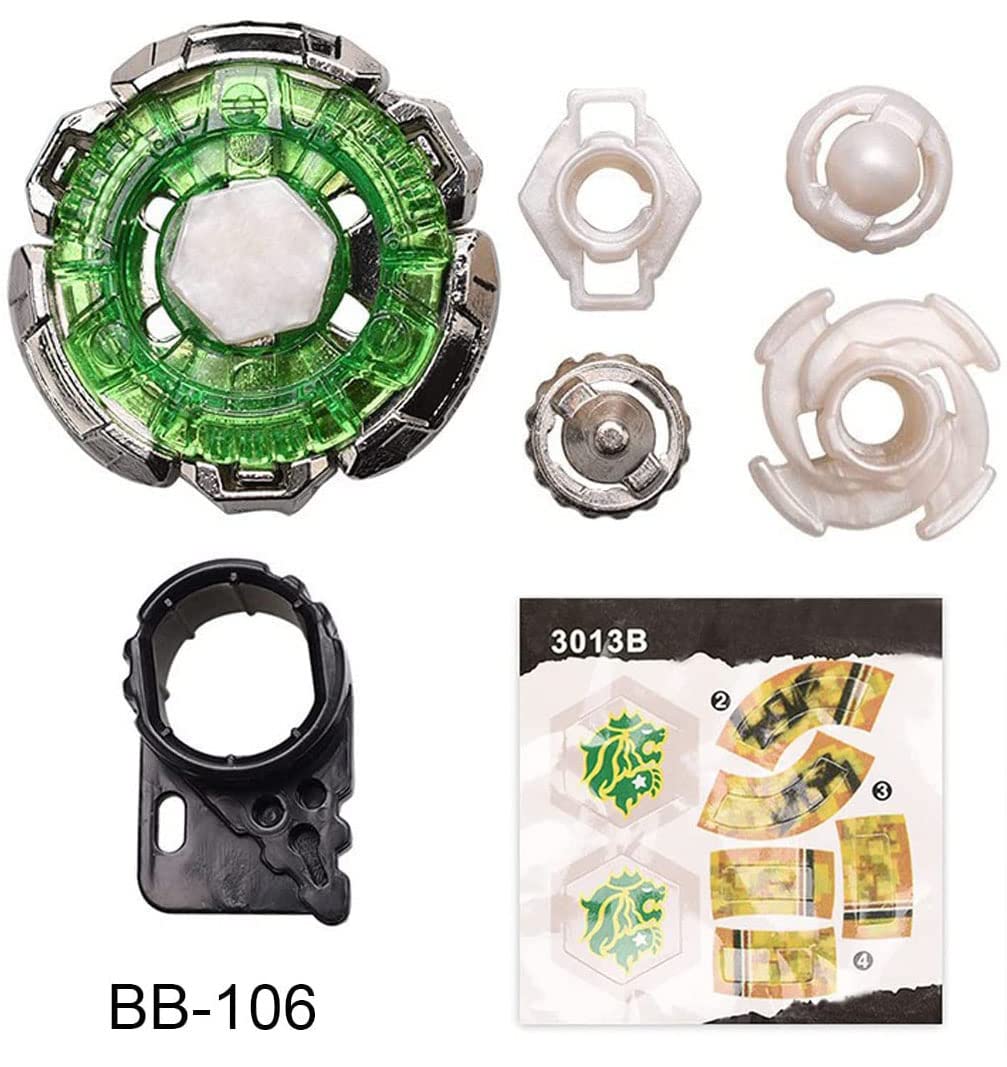 Anliv Art Gyros 6 Pack Bey Burst Battling Tops Metal Fusion Starter Set With Stickers Two Launchers