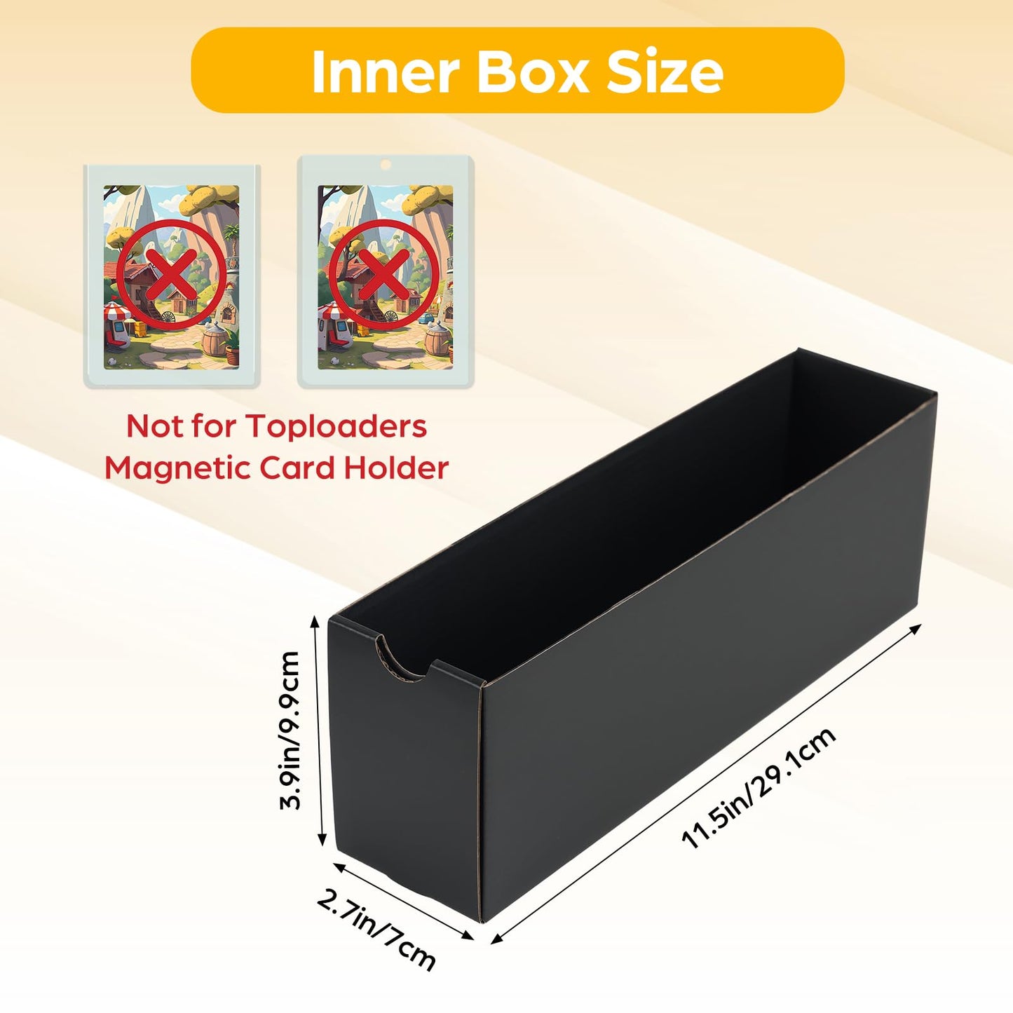 Rlavbl 12-600 Ct Trading Card Storage Box With 48 Dividers, 12000+ Card Deck Box For Mtg, Tcg, Ptcg, And Sports Cards Organizer
