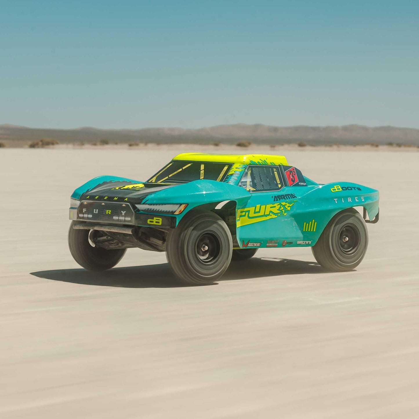 Arrma Rc Truck 1/10 Fury 2Wd 223S Blx Brushless Short Course Truck Rtr (Battery And Charger Not Included) With Dsc, Green, Ara35