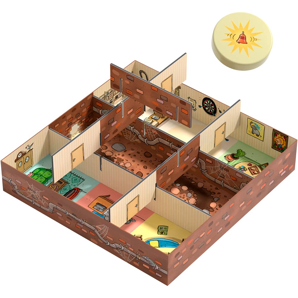 HABA Inspector Mouse Board Game - The Great Escape, Cardboard, Model 306113
