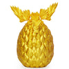 3D Printed Dragon,Articulated Winged Dragon,Crystal Dragon Surprise In Eggs, Dragon Fidget Toy For Birthday Gift (Gold)