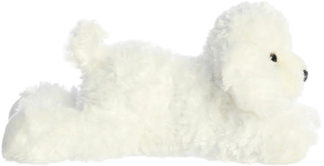 Aurora Adorable Flopsie Bonita Stuffed Animal - Playful Ease - Timeless Companions - White 12 Inches