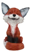 Gifts & Decor Ebros Sinister Pets Collector Teehee Grinning Sly Fox Figurine 4.25' H Red Fox Figurine