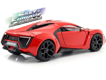Jada Lykan Hypersport Red Fast & Furious 7'' (2015) Movie 1/24 Diecast Model Car