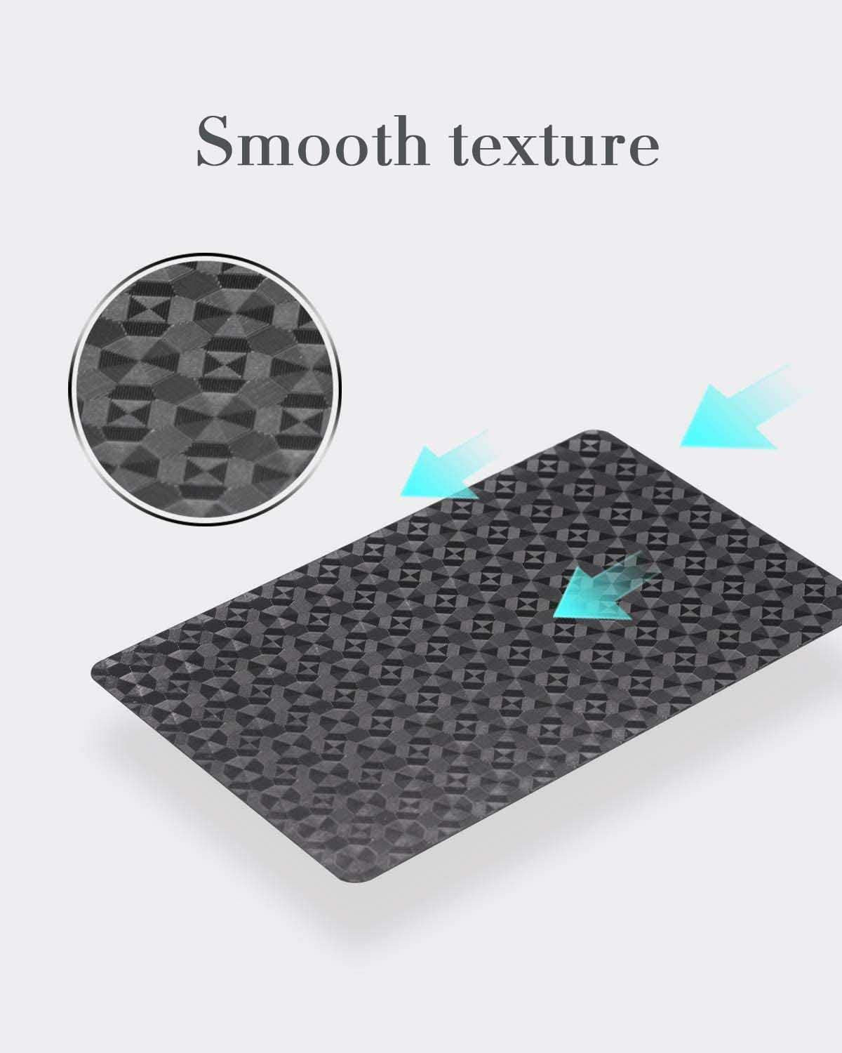 BIERDORF Diamond Waterproof Black Playing Cards - HD Poker Deck, Durable, Premium Quality, Perfect for Game Night