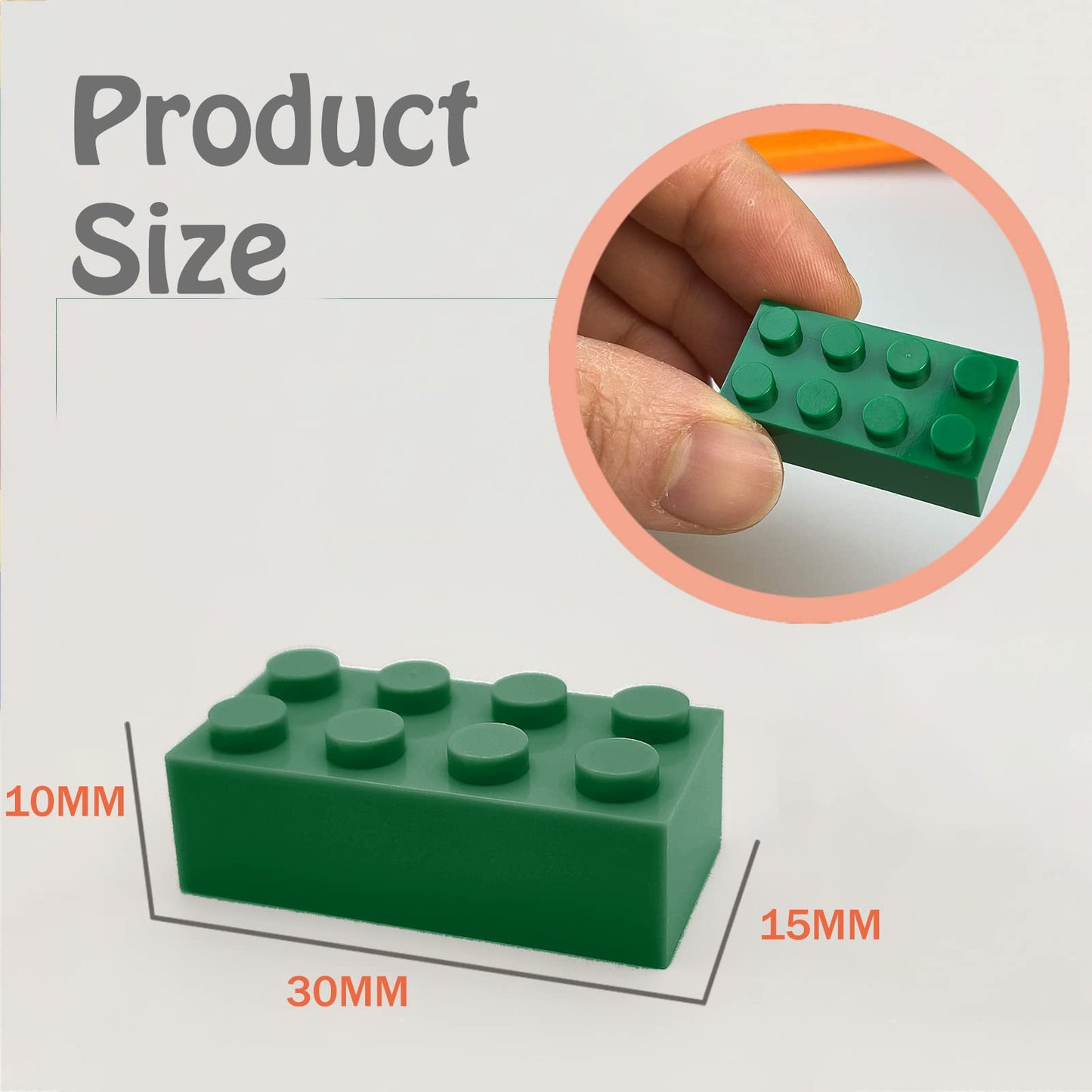 Huizdq 200 Piece Classic Building Bricks, 2X4 Building Blocks Stem Creative Building Toys, Red, Yellow, Blue, Green