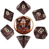 Ethereal Black 10mm Mini Polyhedral Dice Set