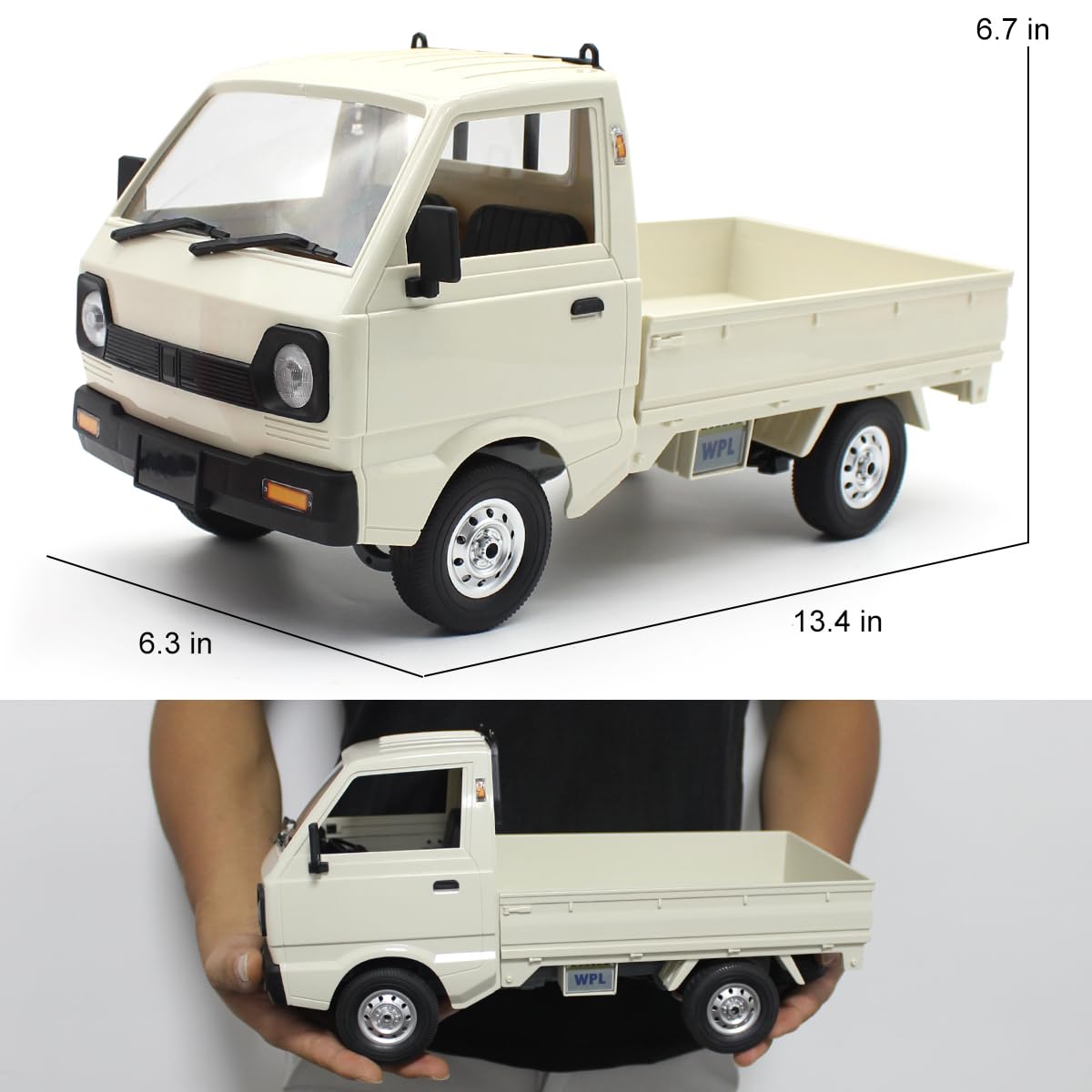 Spobot Remote Control Car for HJ110 1:10 Drift Pickup 2.4G RC Racing Truck Drift 2WD Vehicle with 2 Rechargerable Batteries Hobb