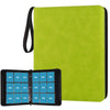 GERMUN 720 Card Binder enhanced Trading Card Binder 9 Pocket Double Sided Pocket PU Card Collection Binder Collector Card Album Card Folder for MTG TCG Sports Cards Game Cards (Grass Green)