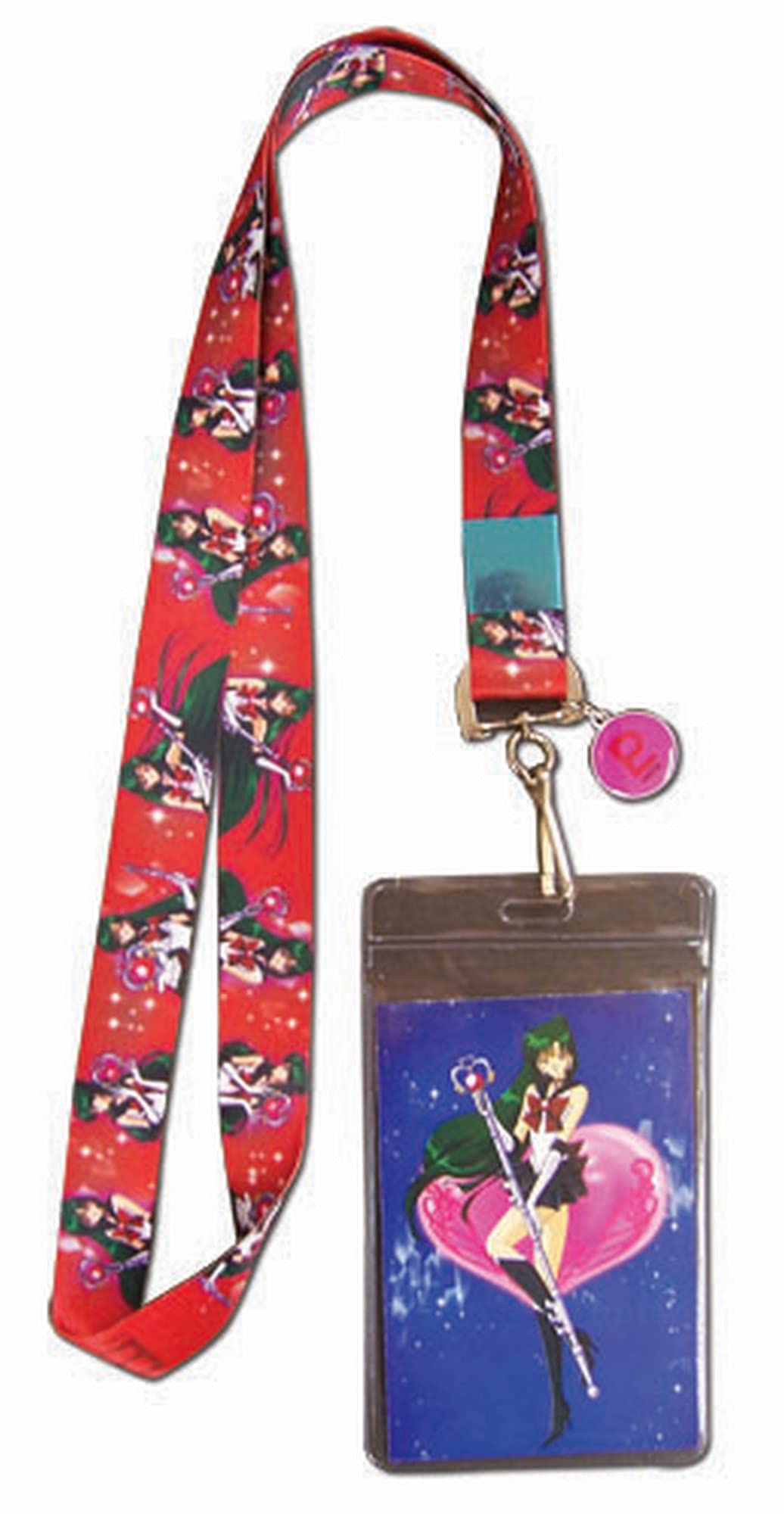 Great Eastern Entertainment Sailor Moon S - Sailor Pluto Lanyard Red, Blue, 5''