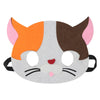 Jtnohx Felt Animal Masks, 10 Pcs Halloween Mask, Animal Costume For Birthday Party Supplies (Cat Mask)