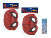 Unique Spiderman Children Party Supplies Bundle Pack Includes 16 Party Paper Masks With 1 Dinosaur Sticker Sheet