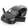 RMZ City 1:36 Camry XSE Diecast Model Car, Pull Back Toy, Black, Doors Open, Gift for Kids Aged 3 and Up, Model 554063