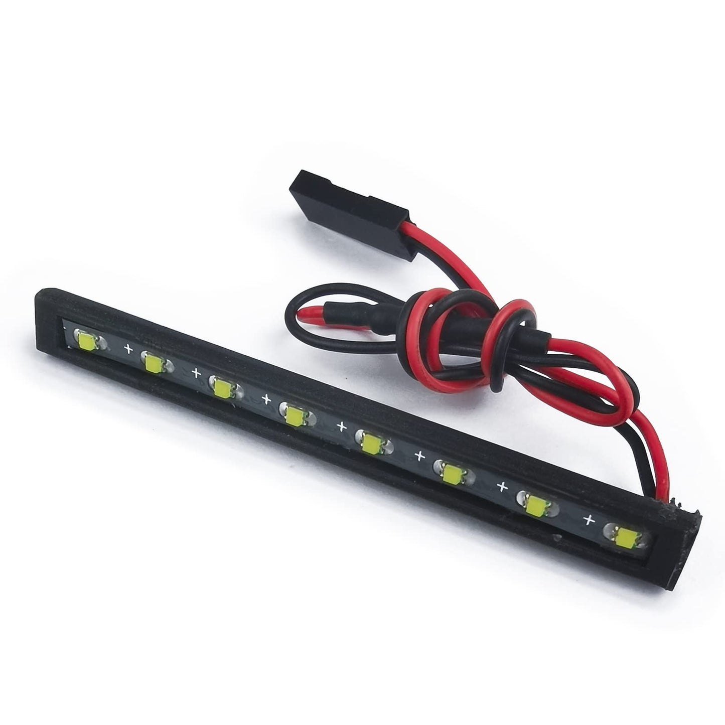 RC-Hub Metal Roof Rack Luggage Carrier with LED Light Bar for 1/24 Axial SCX24 AXI00005 RC Crawler Car