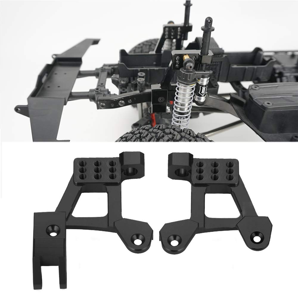 RCLions Aluminum Front&Rear Adjustable Shock Towers,Shock Hoops for Axial SCX10 ii Upgrades 90046/90047 1/10 Scale RC Crawler Ca