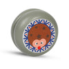 Wooden Yoyo for Kids Auto Return Loop Yo yo Gift for Kids Easy to Play No Tricks Needed, Black Hedgehog