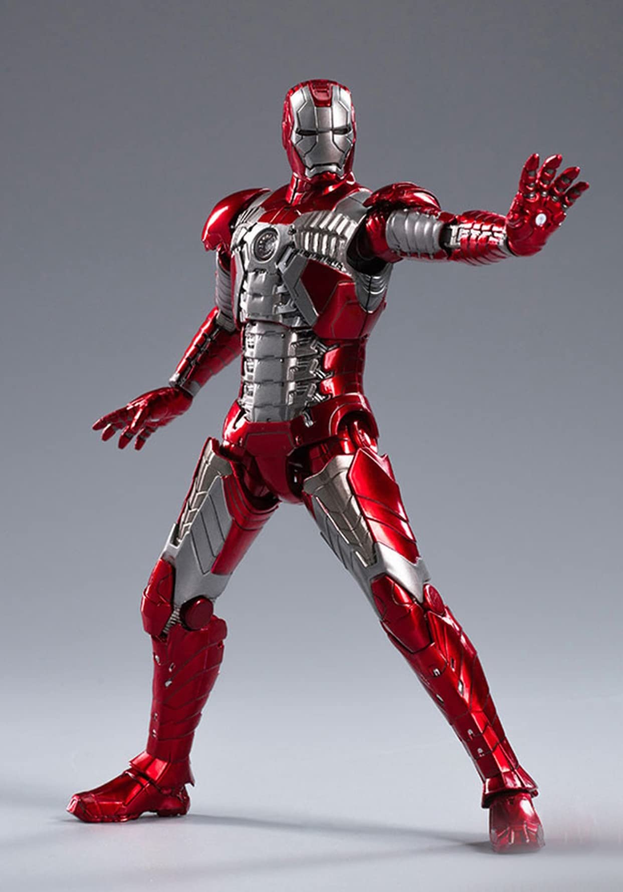 Ovonni Ironman Mark 5 Action Figure 7 Inch Exquisite Painting All Joints Movable Collection Model