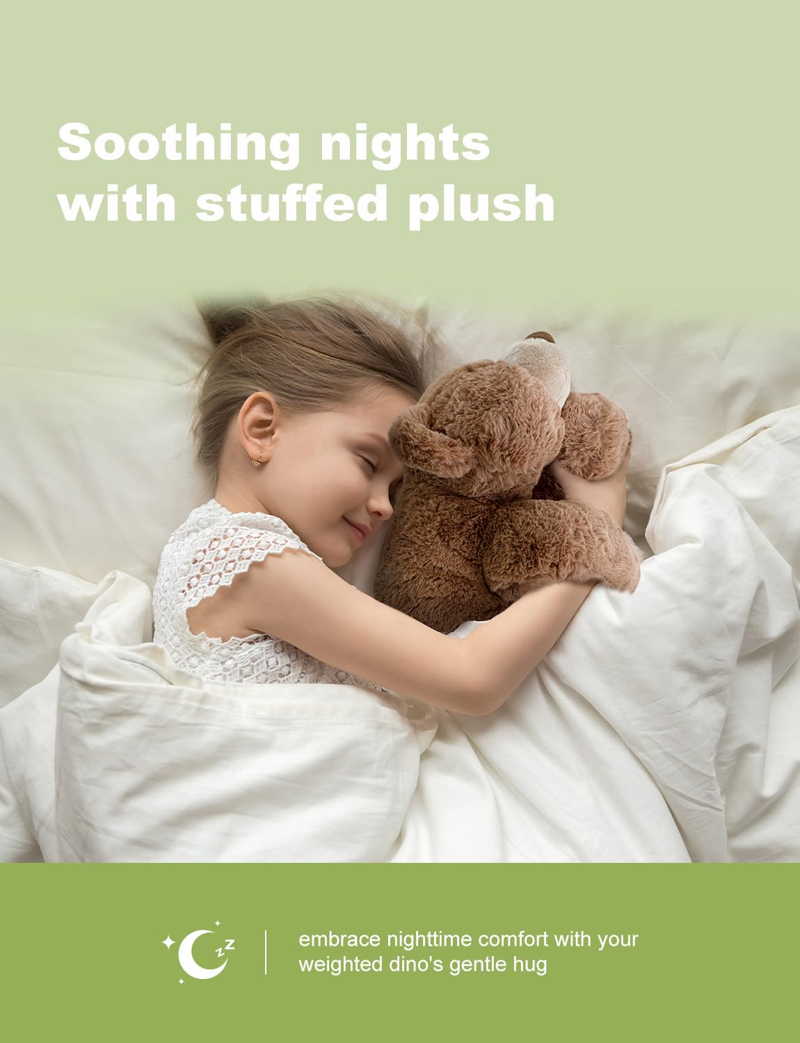 Weighted Plush Stuffed Animals,Microwavable Brown Bear Heated Stuffed Animal Heating Pads For Adults & Kids, Plush For Stress Re