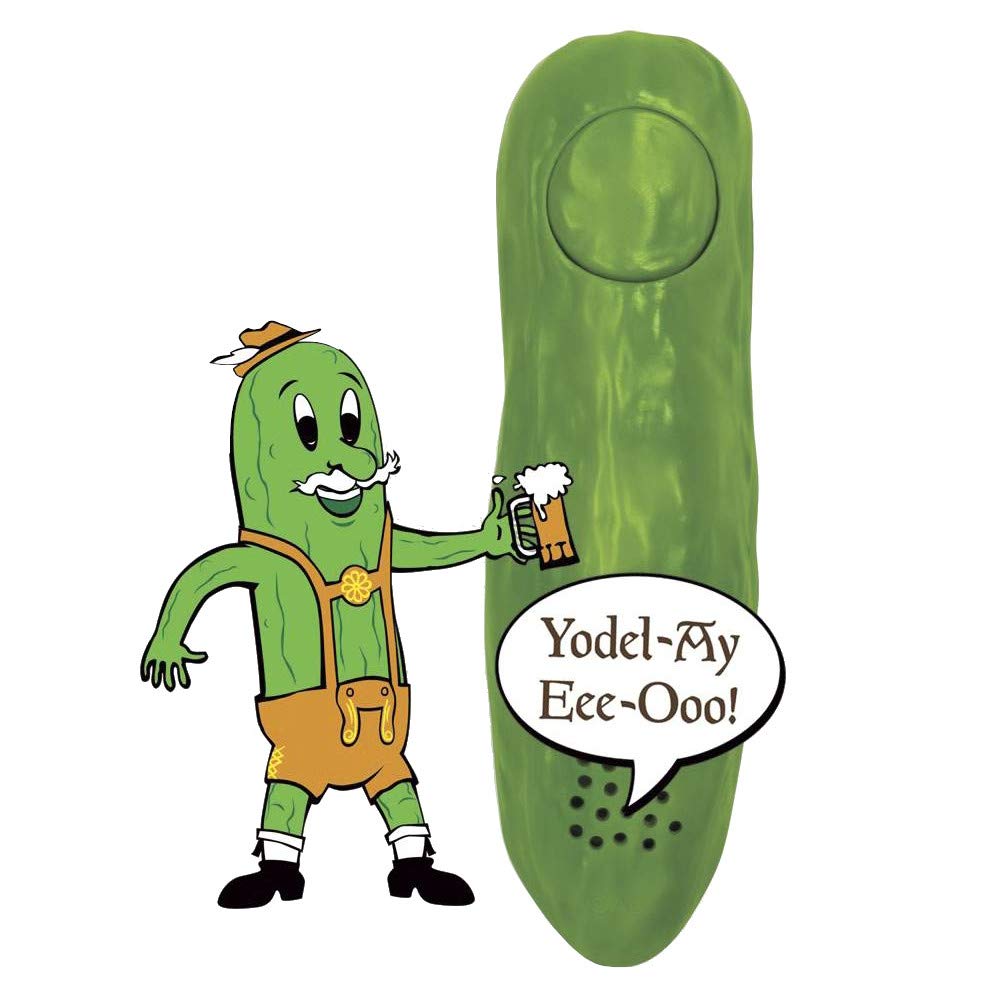 Archie Mcphee 11761 Accoutrements Yodelling Pickle Multi-Colored, 8''
