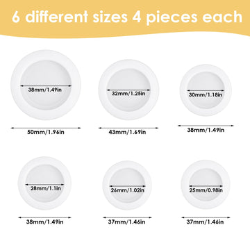 24 Pcs Piggy Bank Stopper Piggy Bank Plug Rubber Plugs For Holes Multi Purpose Round Piggy Bank Plug Packaging Accessories Piggy