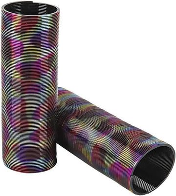 The Dreidel Company Coil Spring, Super Long Rainbow Metallic, Goody Bag Fillers, Party Favor For Kids, 6'' (6-Pack)