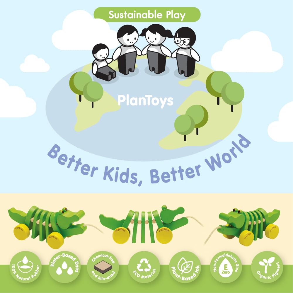 Plantoys Pull Along Hedgehog - Blue (5275)