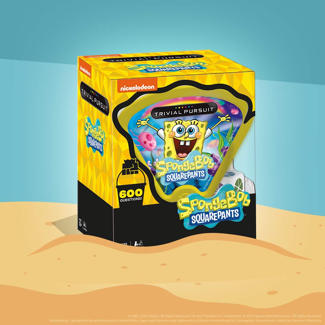 Trivial Pursuit Spongebob Squarepants Quickplay Edition | Trivia Game Questions From Nickelodeons Spongebob Squarepants | 600 Qu