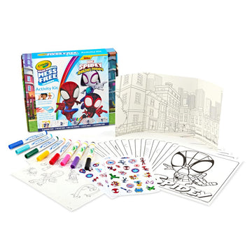 Crayola Color Wonder Spidey and His Amazing Friends Kit, Mess Free Coloring, Spiderman Coloring Pages & Stickers, Spiderman Toy,