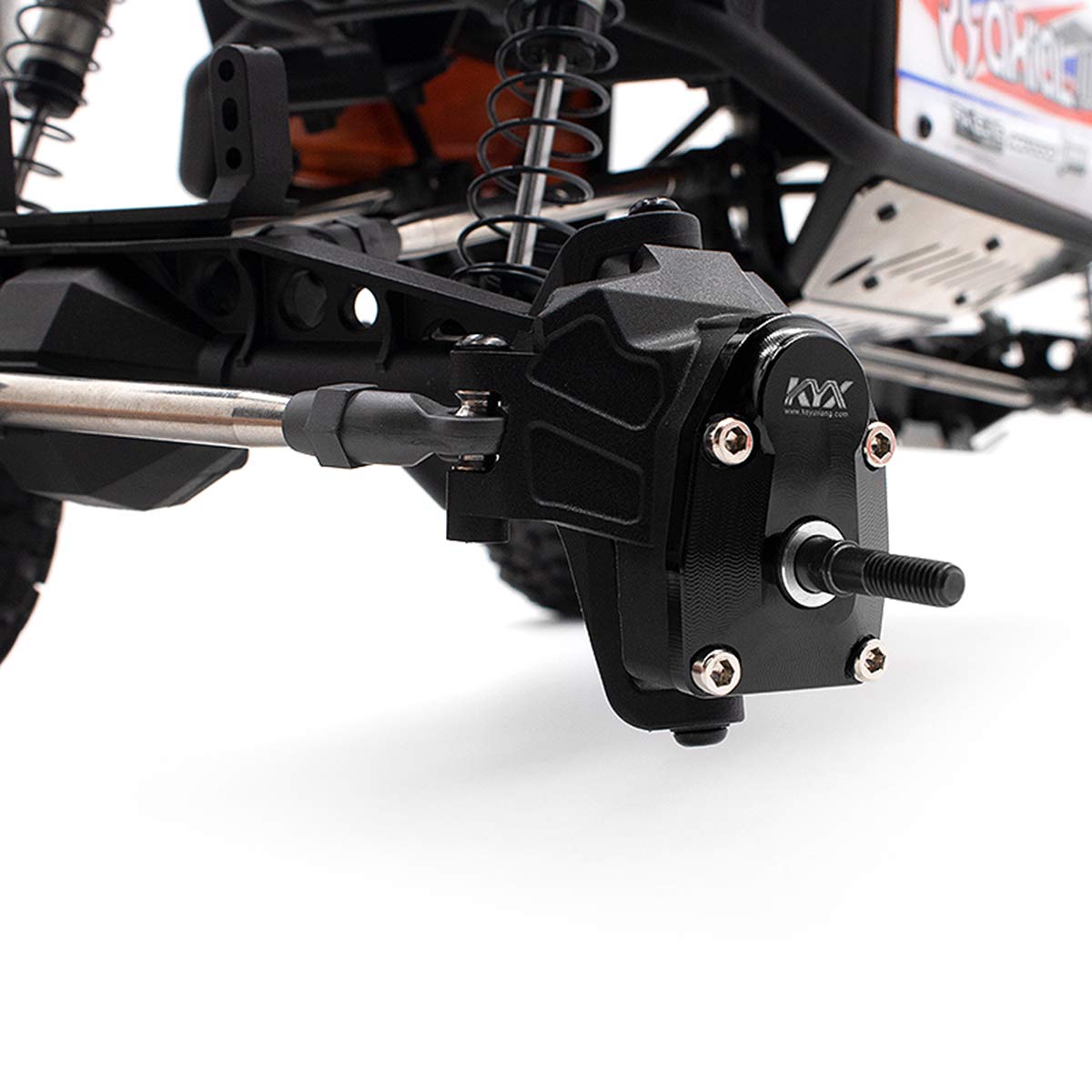 KYX Racing Aluminum Alloy Currie F9 Portal Axle Outer Portal Drive Housing Portal Cover Plates Upgrades Parts Accessories for 1/