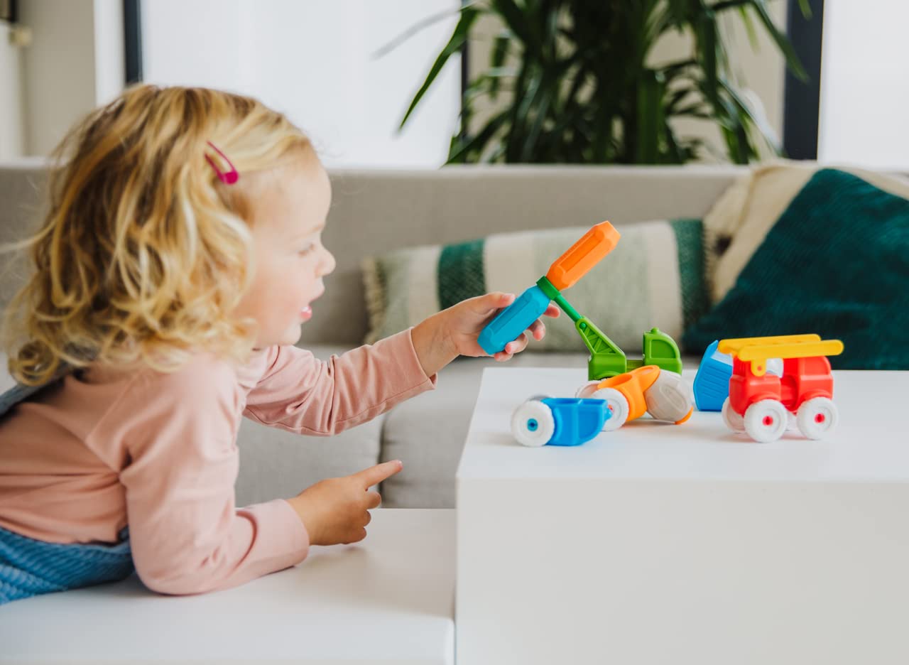 Smartmax - My First Vehicles, Magnetic Discovery Play Set, 13 Pieces, 1-5 Years