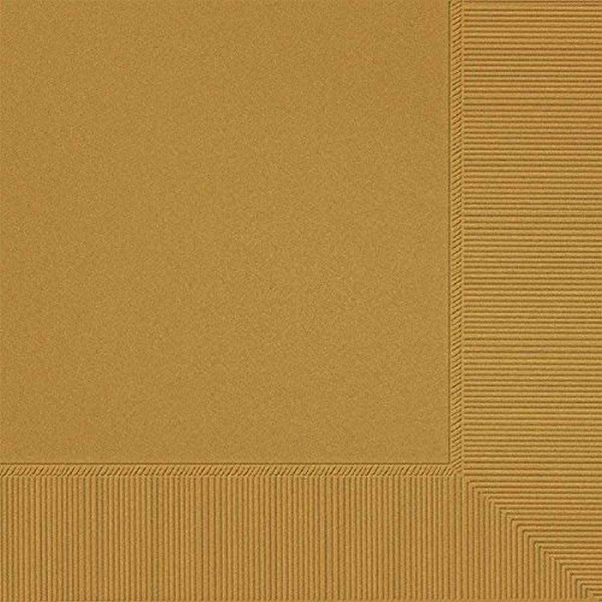 Premium Gold 3-Ply Luncheon Napkins - 6.5' X 6.5' (Pack Of 20) - Elegant Design & Disposable Napkins, Durable & Soft Material - Perfect For Parties, Events & Everyday Use