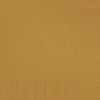Premium Gold 3-Ply Luncheon Napkins - 6.5' X 6.5' (Pack Of 20) - Elegant Design & Disposable Napkins, Durable & Soft Material - Perfect For Parties, Events & Everyday Use
