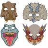Jurassic World Into The Wild Paper Masks - 8.6'' X 9.7'' (1 Pack) - Perfect For Themed Parties & Events, Fun For Kids And Dino L