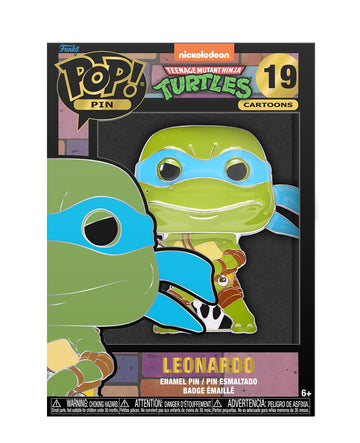 Funko Pop! Pin: Teenage Mutant Ninja Turtles - Leonardo, Glow In The Dark