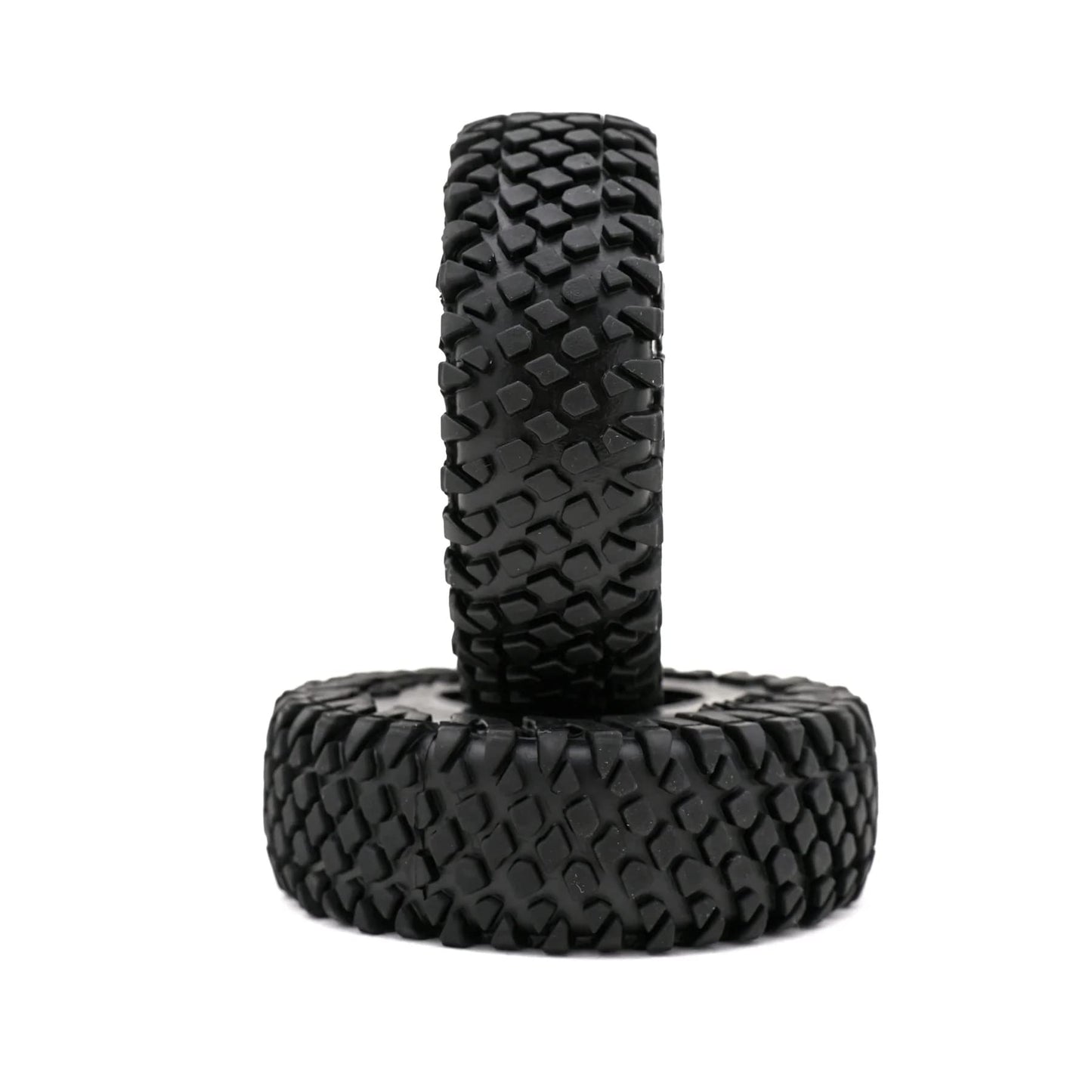Little Guy Racing Gripper LG3 1.0 Inch Tires Compatible with 1/24 RC Axial SCX24, RGT, Element, Enduro, URUAV (2 Tires per Order