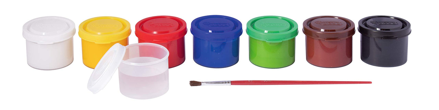 Jovi 724901 - School Tempera 35Ml Assorted Colors - Box Of 7 Tins