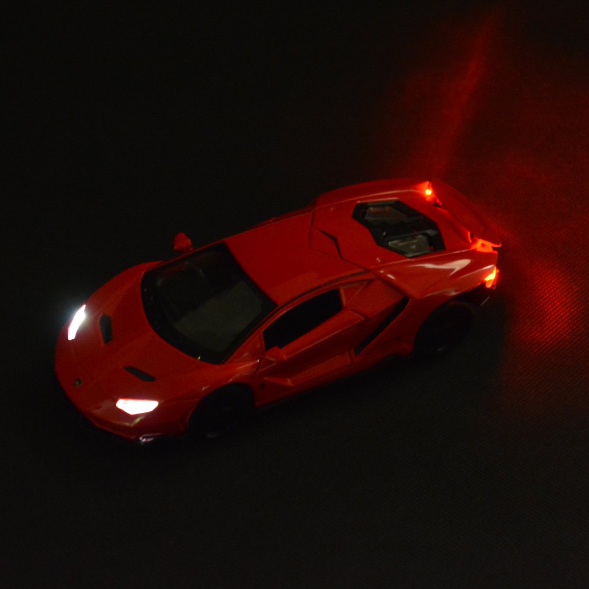 Tianmei 1:32 Supercar Kids Toys Die-Cast Alloy Metal Car Model Collection Children Play Vehicle (Lbjn - Red)