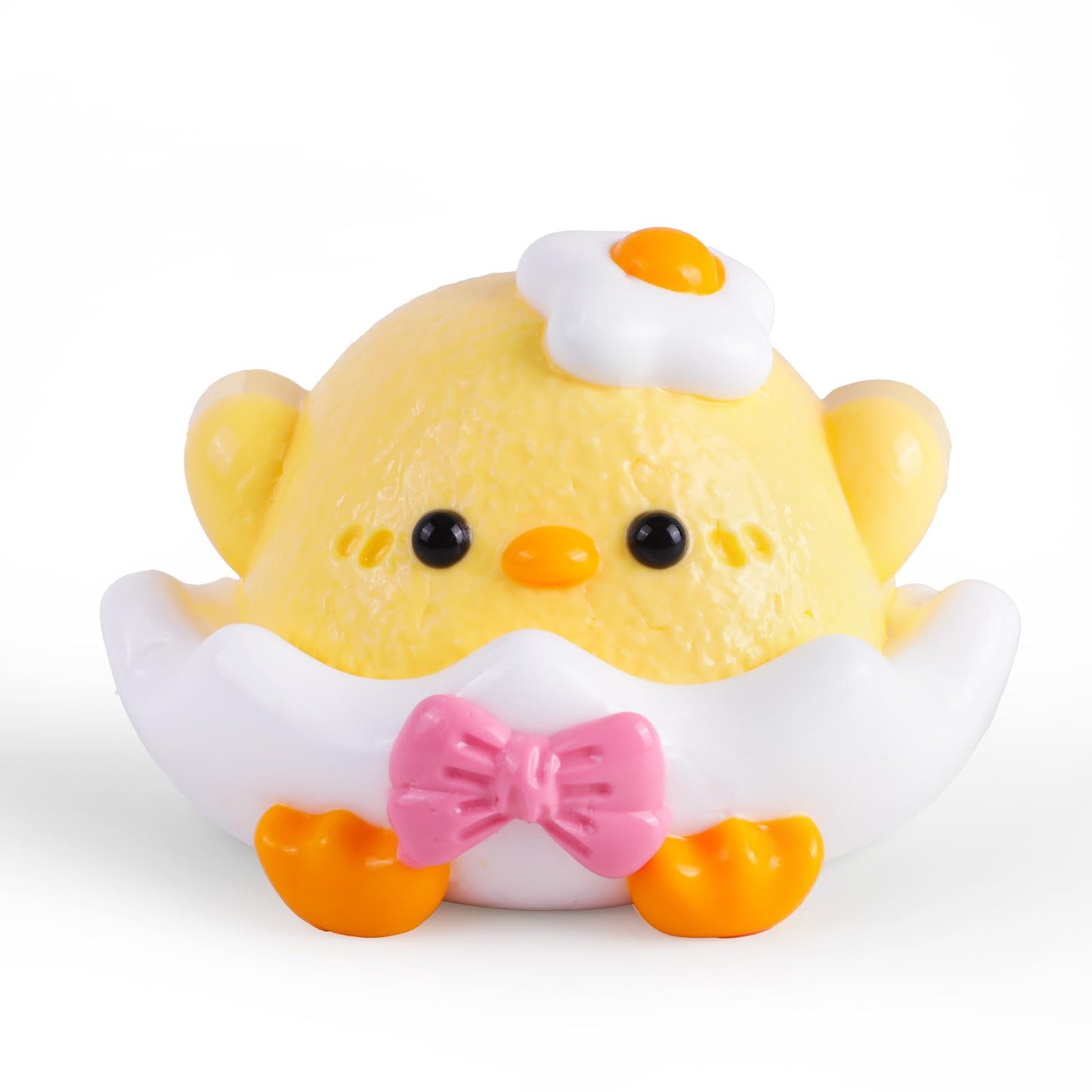 Taba Squishy Chick Kit - Kawaii Handmade Yellow Chicken Breaking Egg Shell,Fidget Toys For Kids