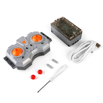 Mould King M0019 6.0 Powered Module Kit, Power Function Sets 6.0 With Rechargeable Remote Control And Battery Box, 2.4G 6 Channe