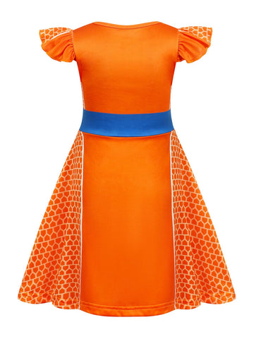 Marendyee Girls Kitties Costume Dress Christmas Gift For Kids Birthday Party Cosplay Dresses 6-7 Years