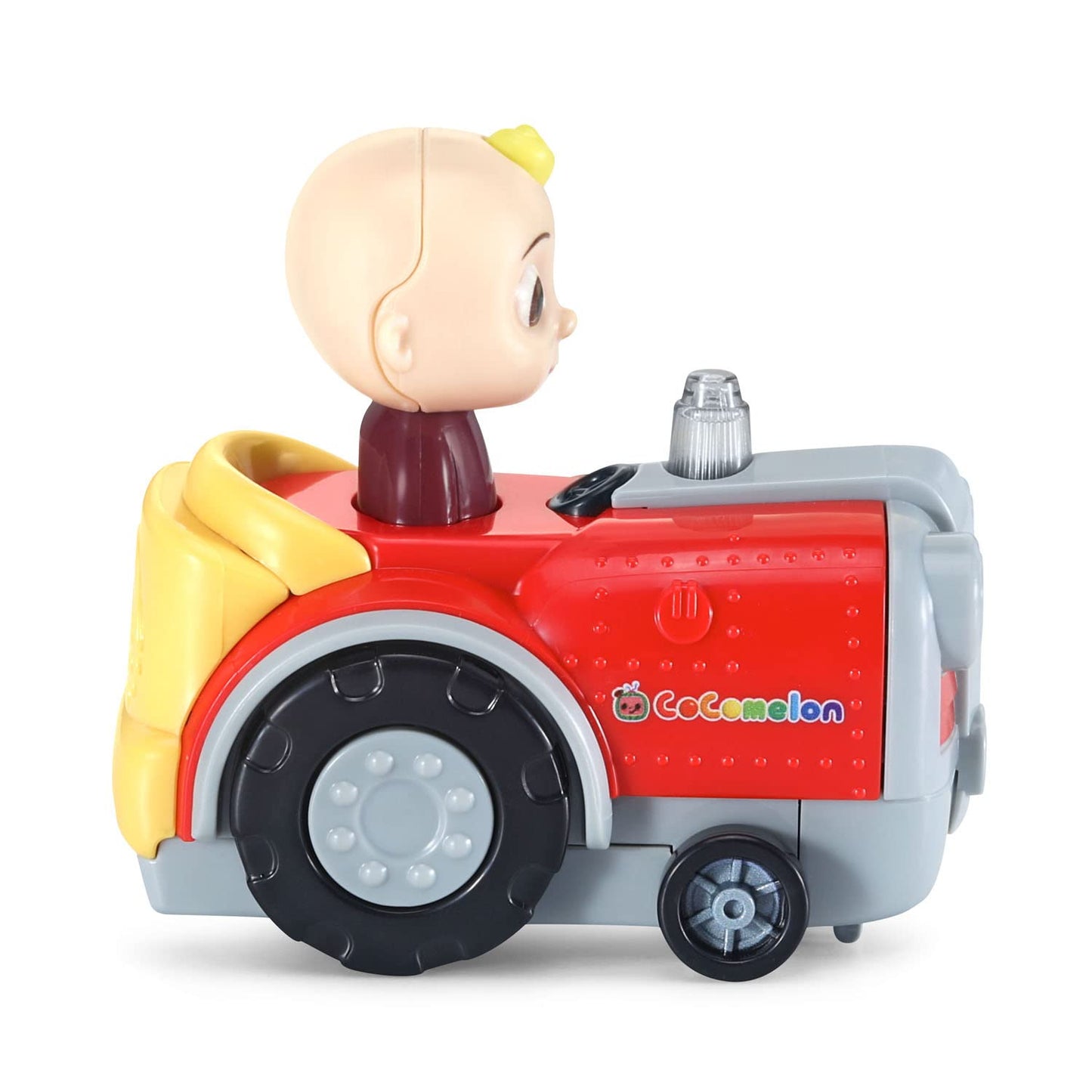 Vtech Cocomelon Go! Go! Smart Wheels Jj'S Tractor And Track