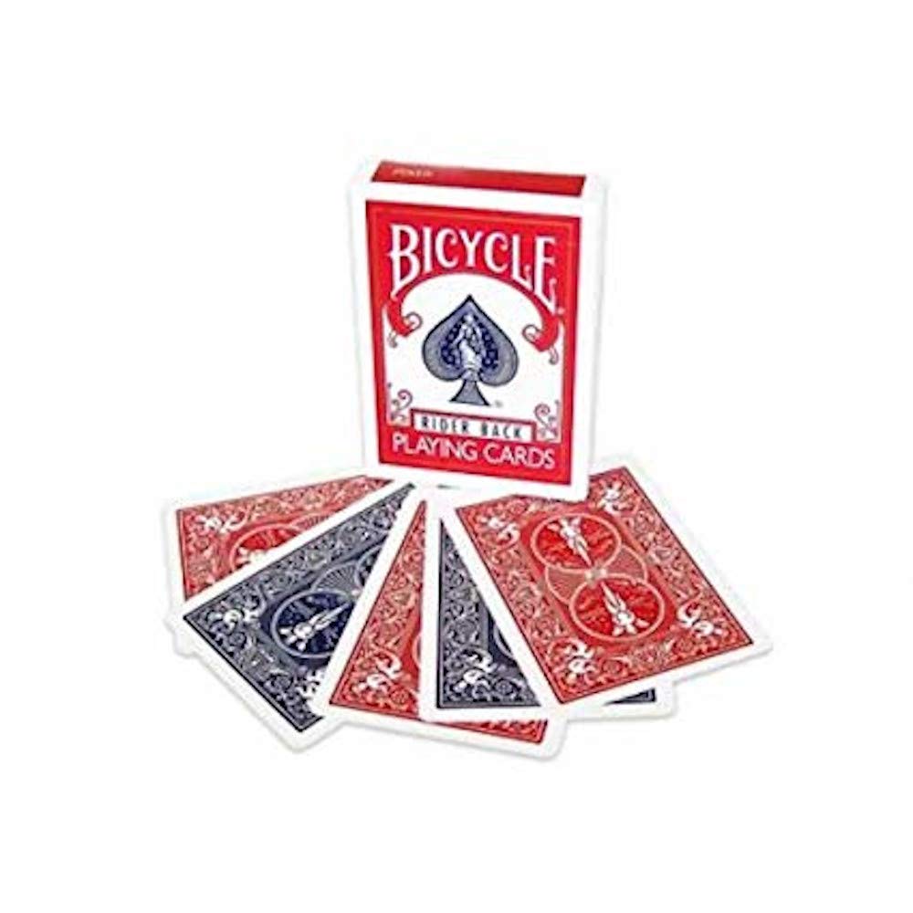 Bicycle Magic Gaff Playing Card Deck (25/25 Double Red & Double Blue Back)