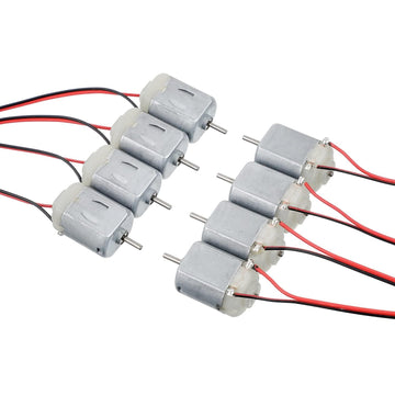 BOJACK 8 Pcs Type 130 EK1450 1 V- 6 V Volt Miniature DC Toy Motors for Arduino Hobby DIY Projects