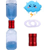 Tornado Maker, Weather Toys, Ultra-Light Aluminum Connecting Tube, Including 2 Empty Bottles, Watertight Tornado Toy, Suitable For Kids' Science Experiments (Red)