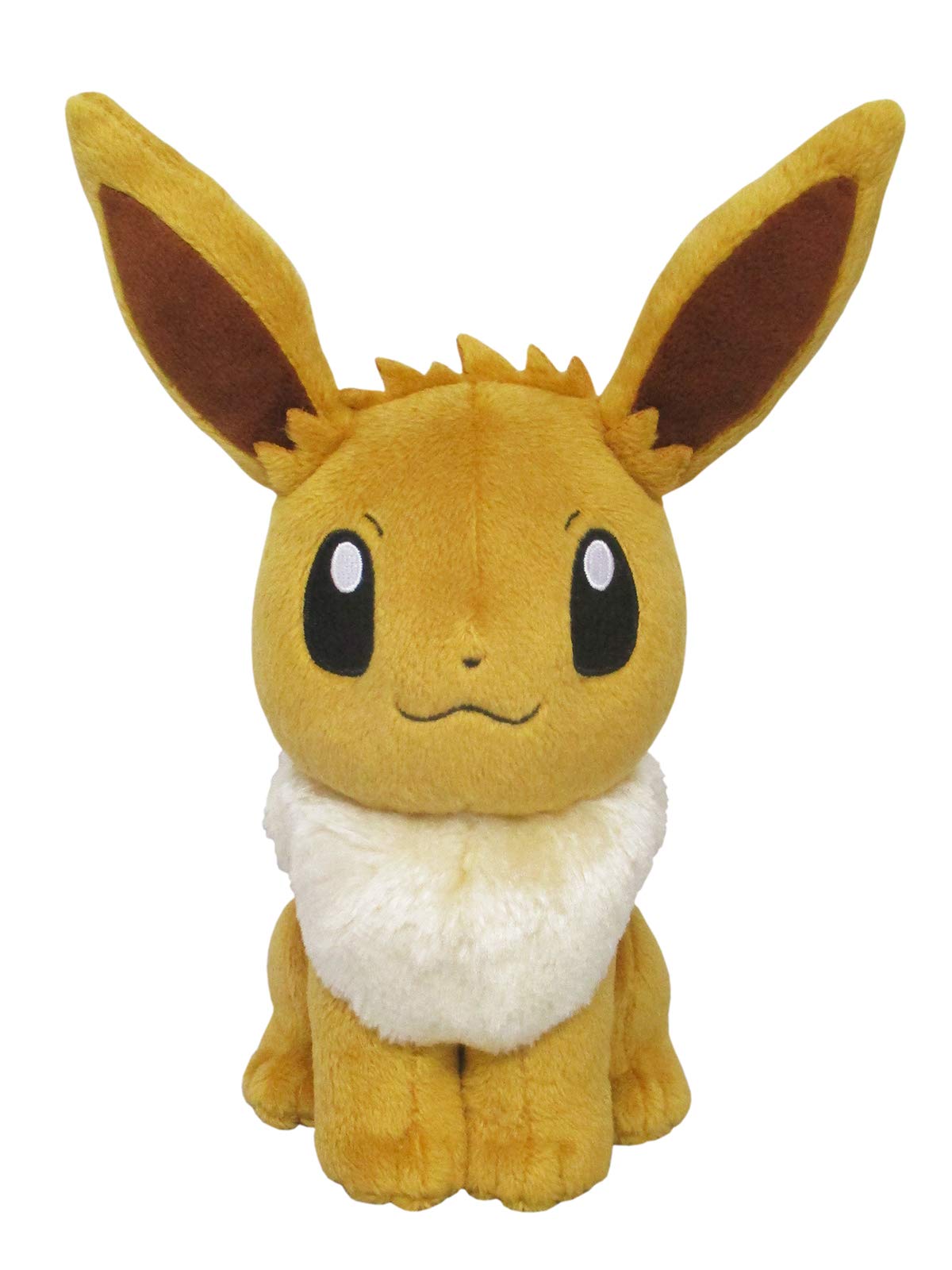 Sanei Pokemon All Star Series Eevee Stuffed Plush, 8', Brown (Pp07)