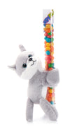 The Petting Zoo Grey Wolf Stuffed Animal Plushie Slap Bracelet, Gifts For Kids, Candypalz, Zoologee Grey Wolf Plush Toy