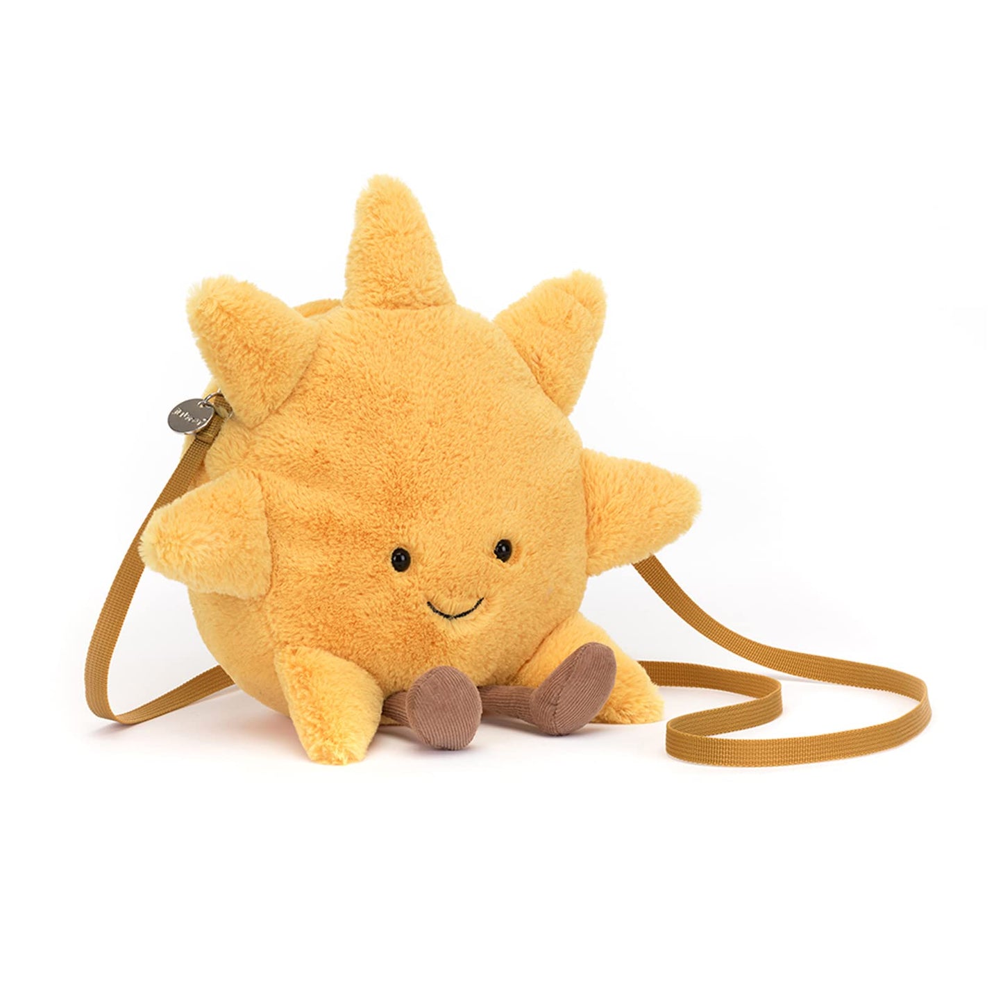 Jellycat Amuseables Sun Plush Bag, 10 Inches | Crossbody And Shoulder Purse | Fun And Unique Handbag