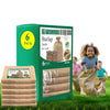 Heavy Duty Reusable Burlap Sacks 24 X 40 - Perfect Sack Race Bags for mature-themeds and Kids Outdoor Lawn Games Vegetable Storage & Gardening - Holds Up to 50lbs - Potato Sacks Set of 6