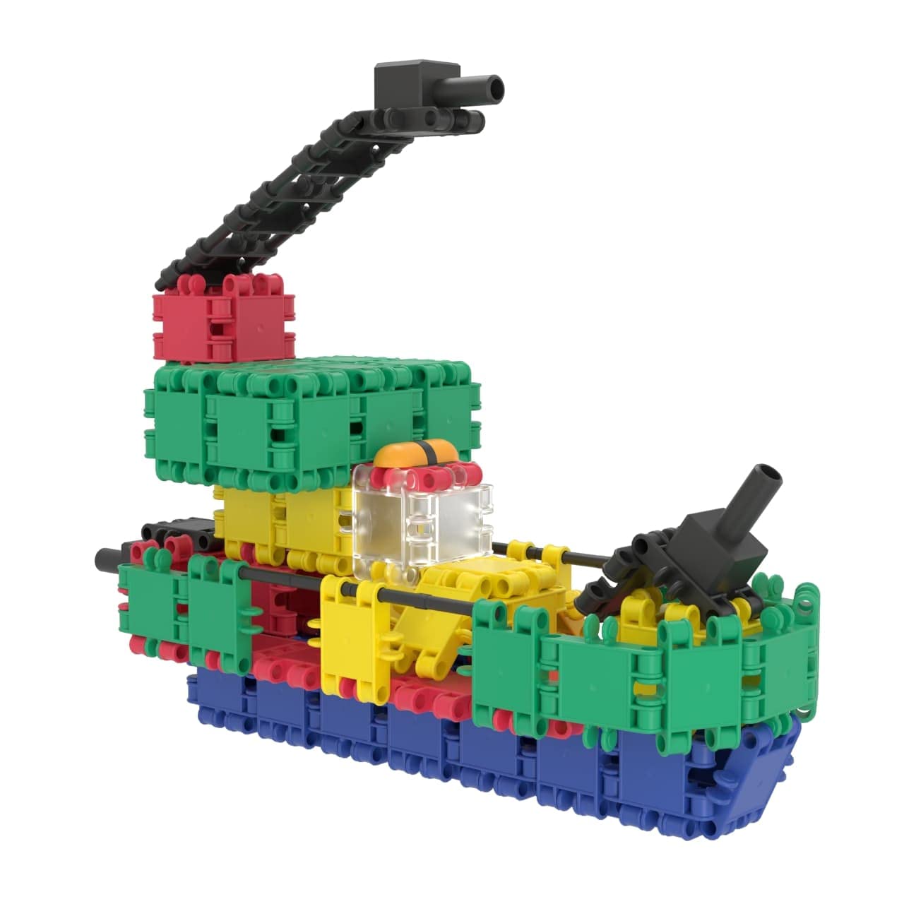 Clics Basic Set of 560 Pieces Construction Toys, Educational STEM Blocks, 20 in 1, Plastic, Glitter, Model CB606