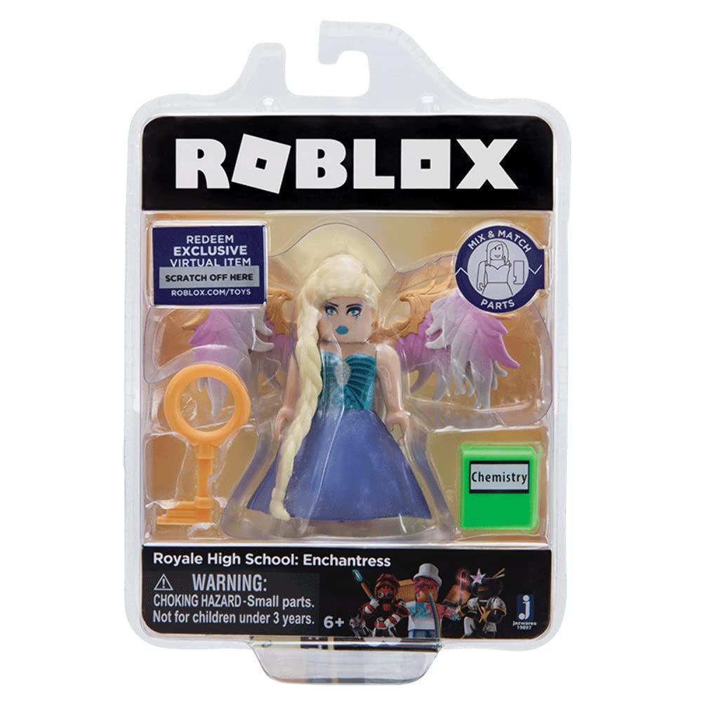 Roblox Gold Collection Royale High School Enchantress Figure Pack - Exclusive Virtual Item Code, Original Version, Model 8970, Plastic